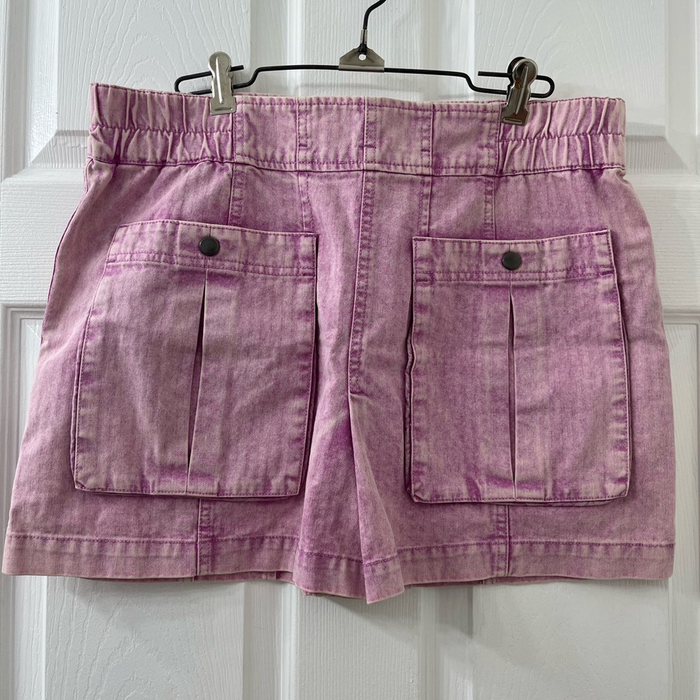 Free People Pink Mini Skirt